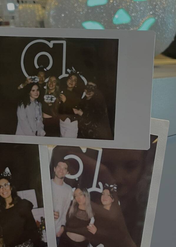 Photos of people celebrating party