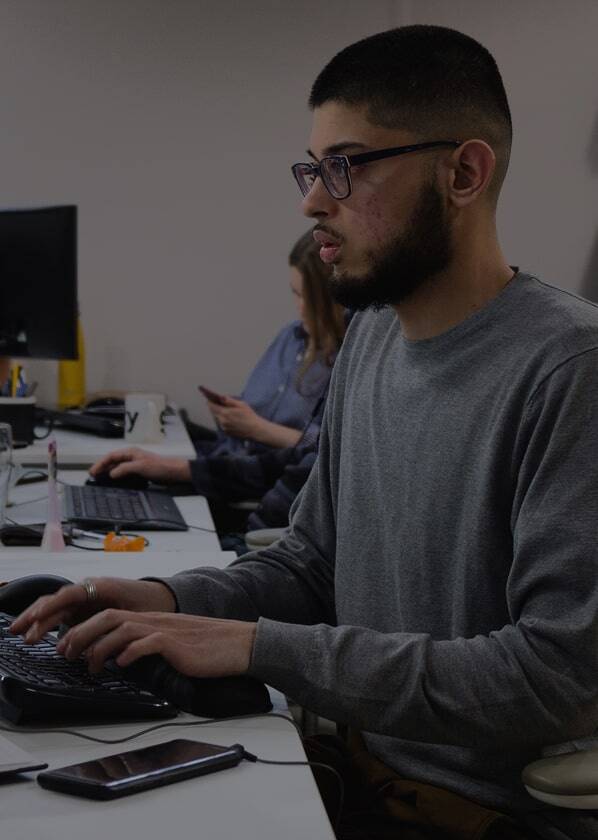 Man working