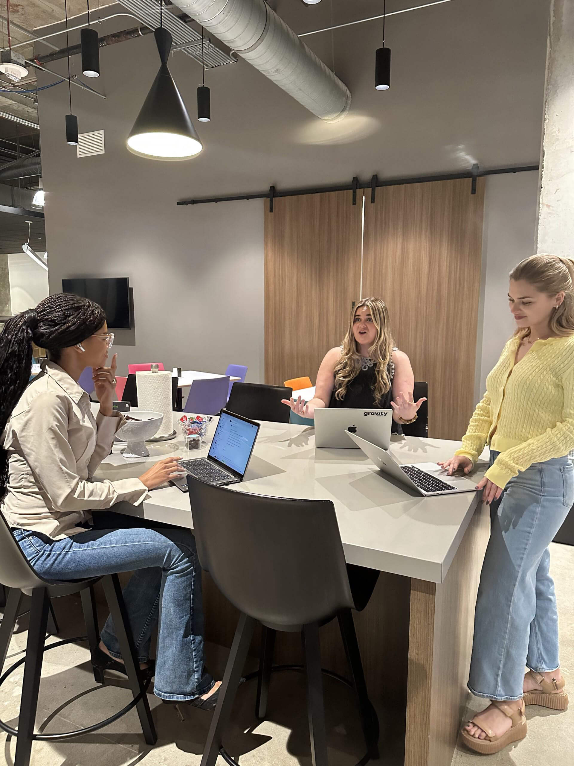 Women working together